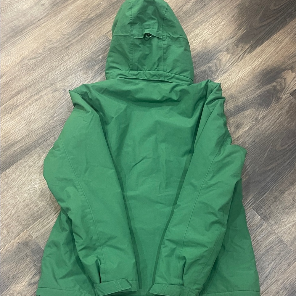 Lands' End Forest Green Hooded Coat - Picture 7 of 7